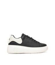 ARMANI EXCHANGE SUPER MINI-TUMBLED Turnschuhe schwarz + cremewei&szlig; - Damenschuhe - 2