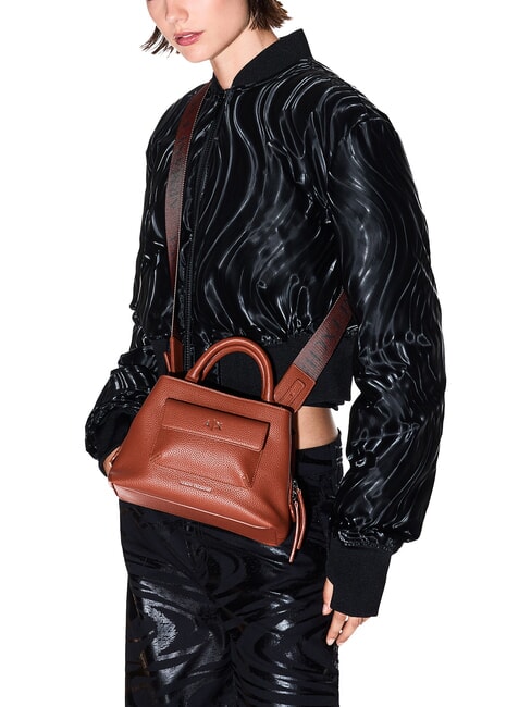 A|X  Mini-Handtasche mit Schulterriemen Kokosnussschale - Damentaschen