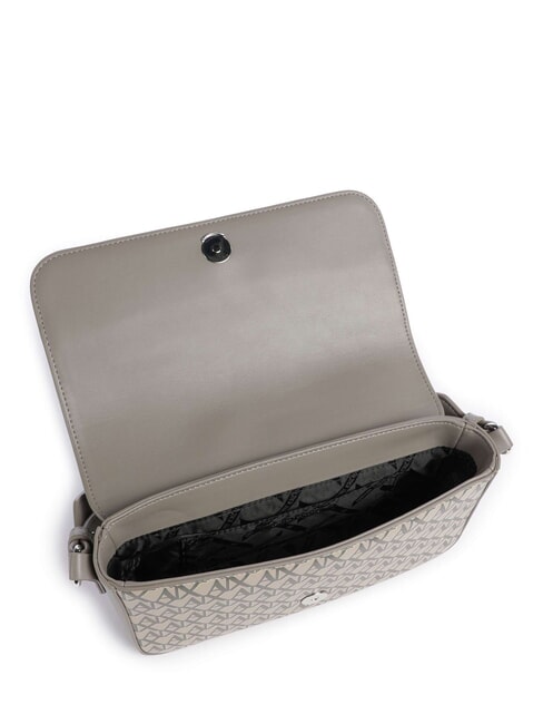 WAVE MONOGRAM Umh&auml;ngetasche Klangsand / brauner Bass - Damentaschen