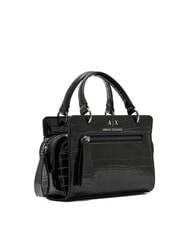 ARMANI EXCHANGE A|X CROCO Mikro-Handtasche mit Schulterriemen - Damentaschen