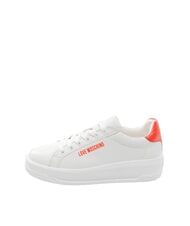 LOVE MOSCHINO ECLIPSE 50 Ledersneakers wei&szlig;/rot - Damenschuhe - 2