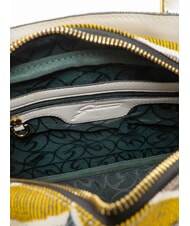 GATTINONI PLANETARIUM Mittelgro&szlig;e Handtasche mit Schultergurt Mond/Wei&szlig; - Damentaschen - 5