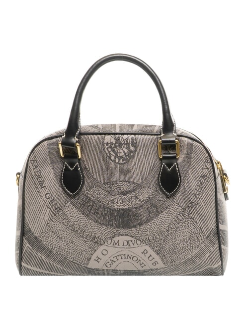 PLANETARIUM Mittelgro&szlig;e Kuppeltasche mit Schultergurt monochrom hellgrau/schwarz - Damentaschen