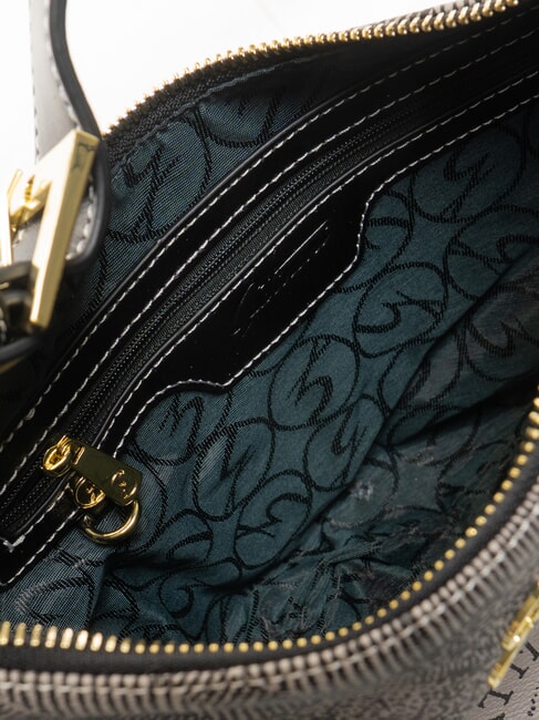 PLANETARIUM Umh&auml;ngetasche monochrom hellgrau/schwarz - Damentaschen