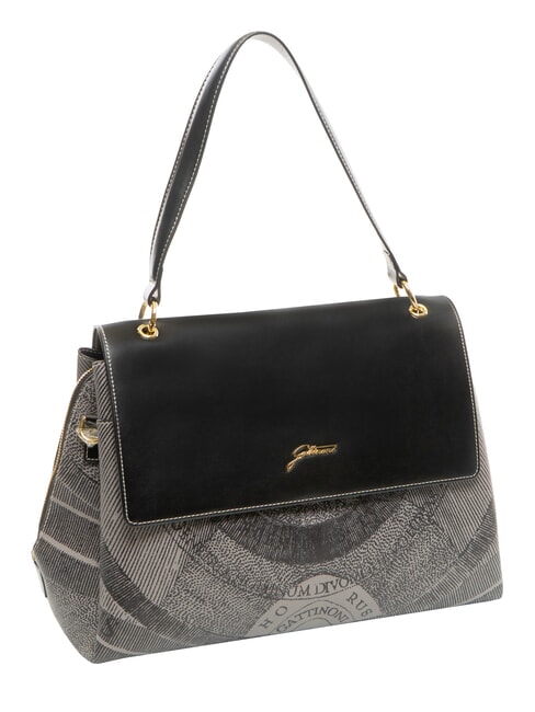 PLANETARIUM Umh&auml;ngetasche einfarbig schwarz/schwarz - Damentaschen