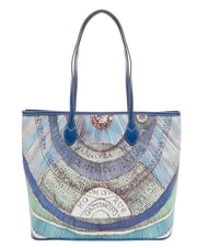 GATTINONI PLANETARIUM Mittelgro&szlig;e Einkaufstasche Aquamarin/Marineblau - Damentaschen - 4