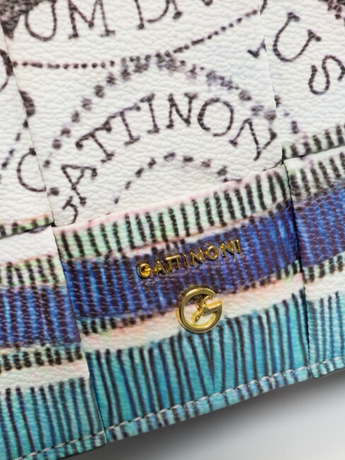 PLANETARIUM Umh&auml;ngetasche Aquamarin/Marineblau - Damentaschen