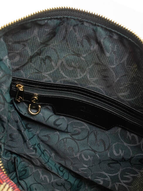 MAYA Maxi-Schultertasche kariert/schwarz - Damentaschen