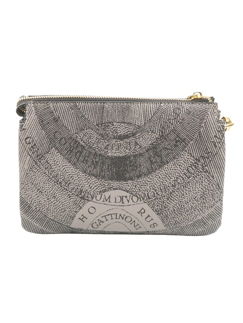 PLANETARIUM Umh&auml;ngetasche monochrom hellgrau/schwarz - Damentaschen