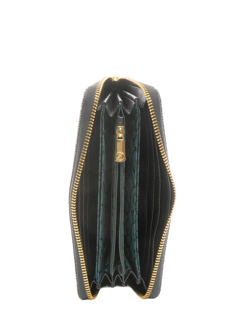 MAYA Rei&szlig;verschluss-Geldb&ouml;rse monochrom hellgrau/schwarz - Brieftaschen Damen