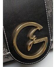 GATTINONI PLANETARIUM Umh&auml;ngetasche mit &Uuml;berschlag monochrom hellgrau/schwarz - Damentaschen - 3