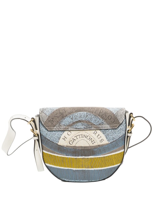 PLANETARIUM Mini-Schultertasche Mond/Wei&szlig; - Damentaschen