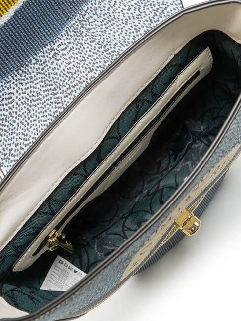 PLANETARIUM Mini-Schultertasche Mond/Wei&szlig; - Damentaschen