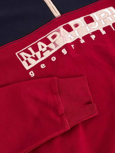 B-SATURNIA Baumwoll-Sweatshirt Tibetisches Rot - Sweatshirts Herren