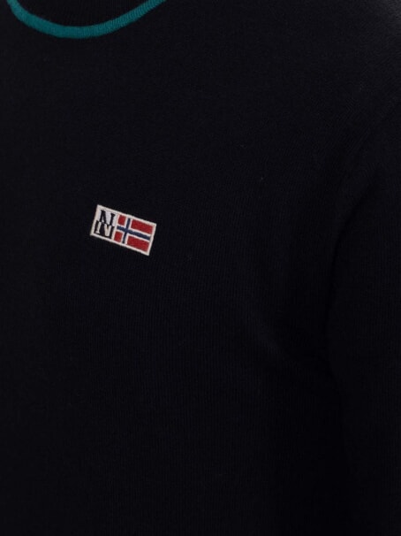 DONORI Pullover aus Wollmischung schwarz 041 - Herrenpullover