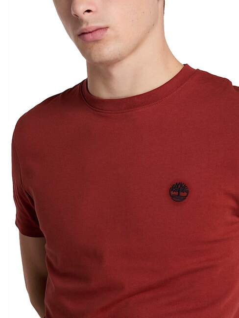 SS DUNRIVER CREW Baumwoll t-shirt verbranntes Henna - Herren-T-Shirts