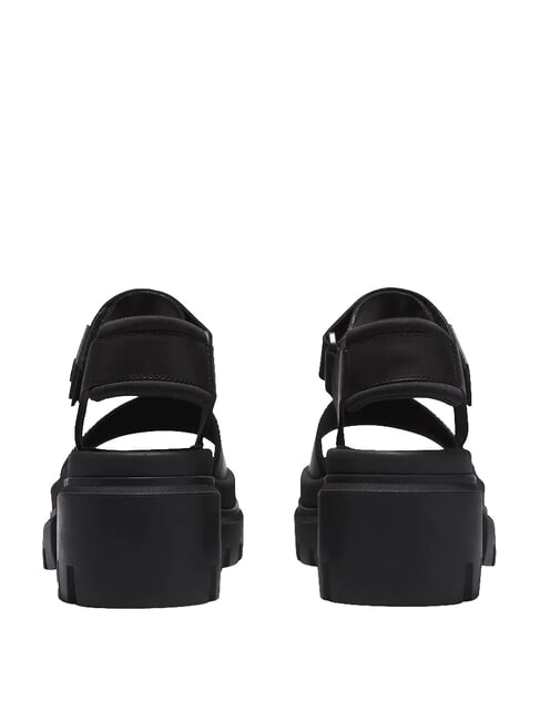 EVERLEIGH Keilsandalen SCHWARZ - Damenschuhe