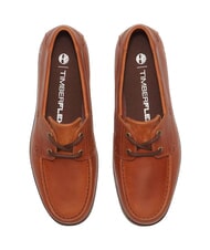 TIMBERLAND GRAFTON BAY Segelschuhe aus Leder Dunkelorange Vollkorn - Herrenschuhe - 4