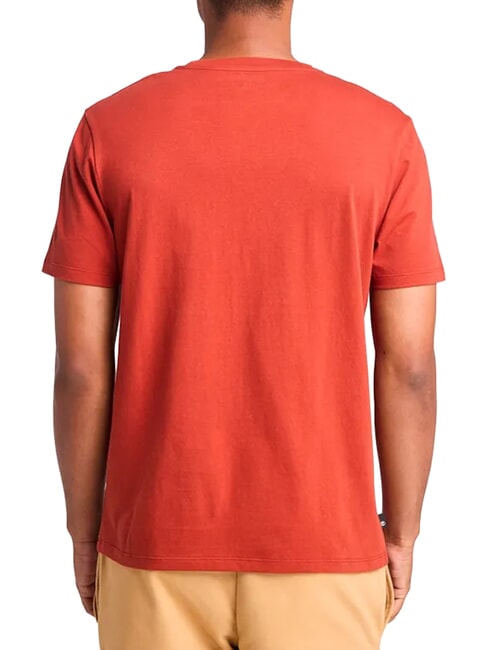 KBEC RIVER Kurzarm-T-Shirt verbranntes Henna - Herren-T-Shirts