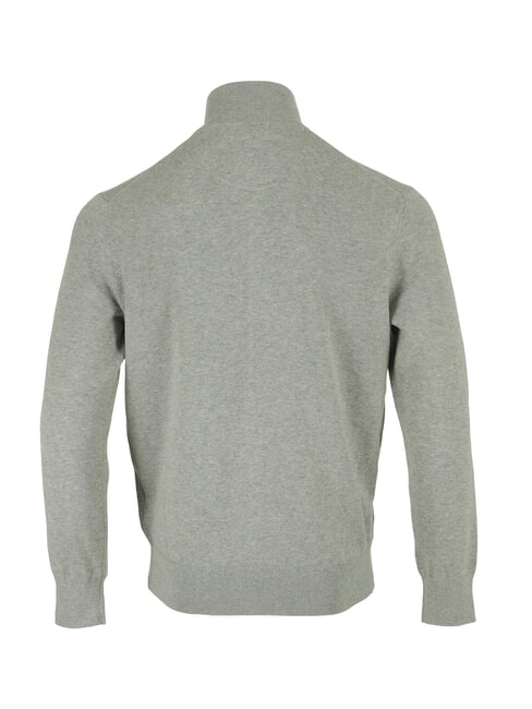 WILLIAMS RIVER Pullover mit Rei&szlig;verschluss mittelgrau meliert - Herrenpullover