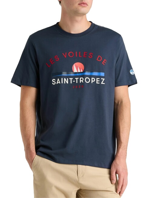 LVDST Baumwoll-T-Shirt Navy blau - Herren-T-Shirts