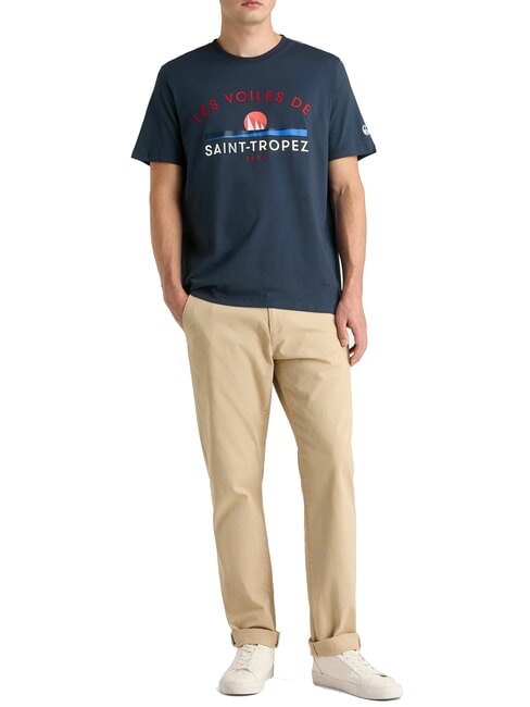 LVDST Baumwoll-T-Shirt Navy blau - Herren-T-Shirts