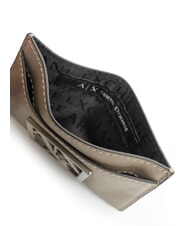 ARMANI EXCHANGE A|X Flaches Kreditkartenetui Braunbarsch - Brieftaschen Damen - 3