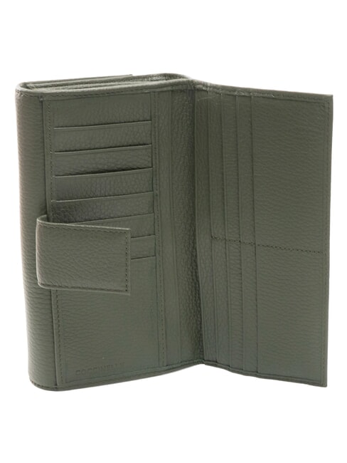 METALLIC SOFT Gro&szlig;es Lederportemonnaie Algen - Brieftaschen Damen