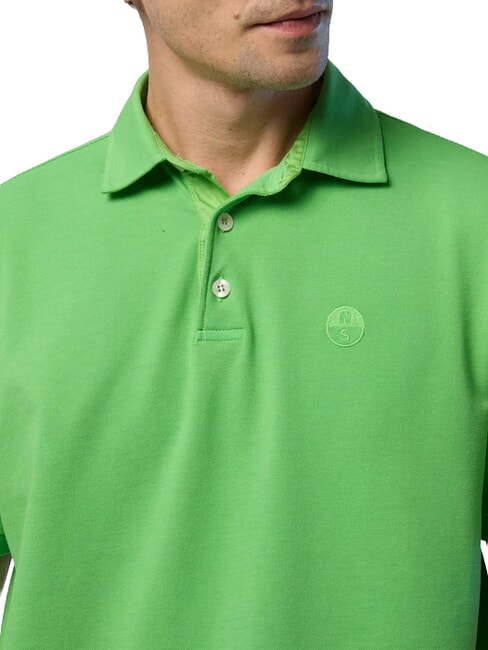 CORE Poloshirt mit gesticktem Logo Sommergr&uuml;n - Herren-Polo-Shirts/Herren-Polo-Shirt/Herrenpoloshirt/Herrenpoloshirts