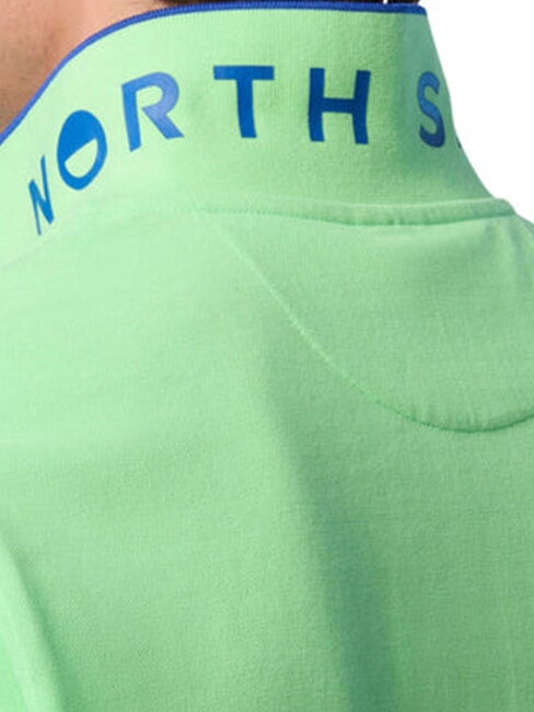 COLLAR STRIPED Kurzarm-Poloshirt aus Baumwolle Sommergr&uuml;n - Herren-Polo-Shirts/Herren-Polo-Shirt/Herrenpoloshirt/Herrenpoloshirts