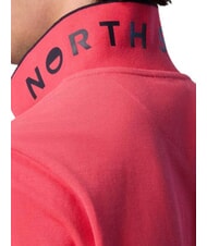 NORTH SAILS COLLAR STRIPED Kurzarm-Poloshirt aus Baumwolle Geranie - Herren-Polo-Shirts/Herren-Polo-Shirt/Herrenpoloshirt/Herrenpoloshirts - 3