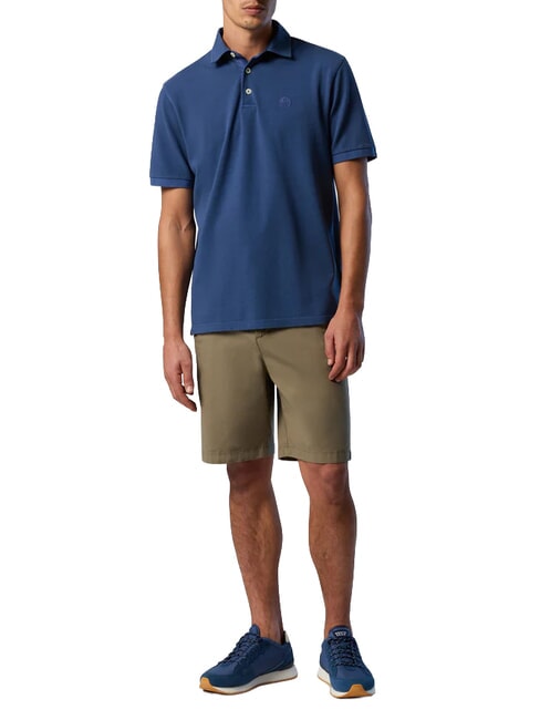 CORE Poloshirt mit gesticktem Logo dunkler Denim - Herren-Polo-Shirts/Herren-Polo-Shirt/Herrenpoloshirt/Herrenpoloshirts