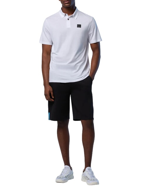 NORTH TECH Kurzarm-Poloshirt Wei&szlig; - Herren-Polo-Shirts/Herren-Polo-Shirt/Herrenpoloshirt/Herrenpoloshirts