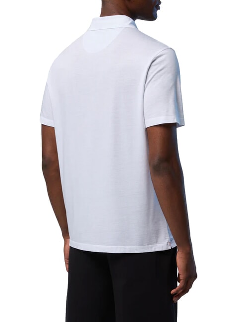 NORTH TECH Kurzarm-Poloshirt Wei&szlig; - Herren-Polo-Shirts/Herren-Polo-Shirt/Herrenpoloshirt/Herrenpoloshirts