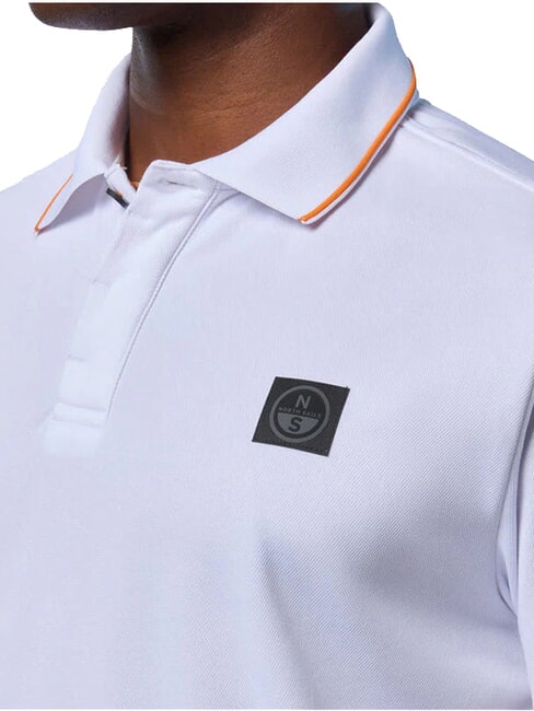 NORTH TECH L&auml;ssiges Kurzarm-Poloshirt Wei&szlig; - Herren-Polo-Shirts/Herren-Polo-Shirt/Herrenpoloshirt/Herrenpoloshirts