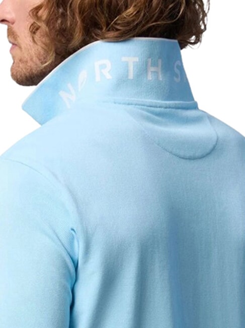 COLLAR STRIPED Kurzarm-Poloshirt aus Baumwolle Zartes Blau - Herren-Polo-Shirts/Herren-Polo-Shirt/Herrenpoloshirt/Herrenpoloshirts