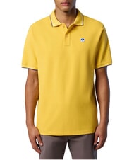 NORTH SAILS COLLAR STRIPED Kurzarm-Poloshirt aus Baumwolle Samoanische Sonne - Herren-Polo-Shirts/Herren-Polo-Shirt/Herrenpoloshirt/Herrenpoloshirts - 2