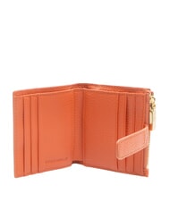 COCCINELLE METALLIC SOFT Mini-Geldb&ouml;rse aus Leder Grenadine Rot - Brieftaschen Damen - 2