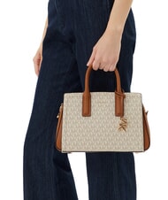 MICHAEL KORS LAILA Handtasche mit Schulterriemen Vanilla/Acrn - Damentaschen - 5