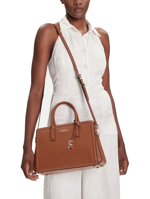 LAILA Lederhandtasche mit Schulterriemen Gep&auml;ck - Damentaschen