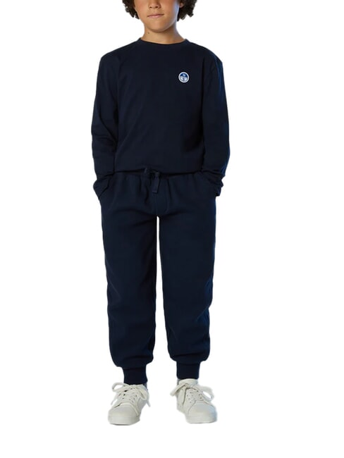 CORE Lang&auml;rmeliges T-Shirt Navy blau - Kinder-T-Shirt