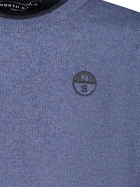 CORE Pullover aus Kaschmirmischung Chinablau meliert - Kinderpullover