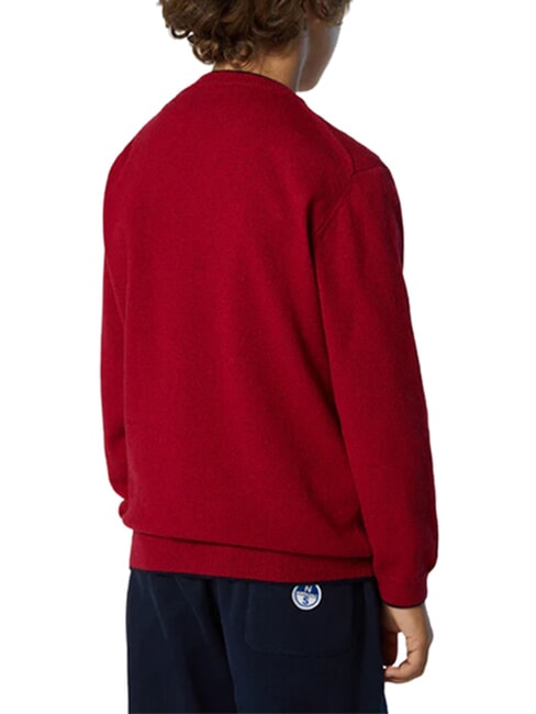 CORE Pullover aus Kaschmirmischung rote Lava - Kinderpullover