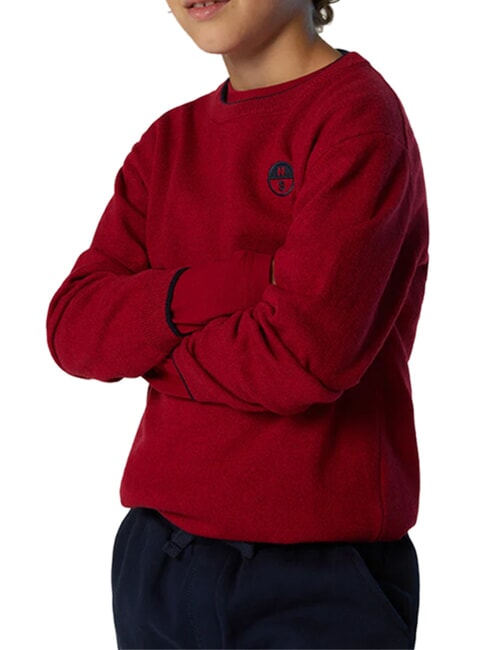 CORE Pullover aus Kaschmirmischung rote Lava - Kinderpullover