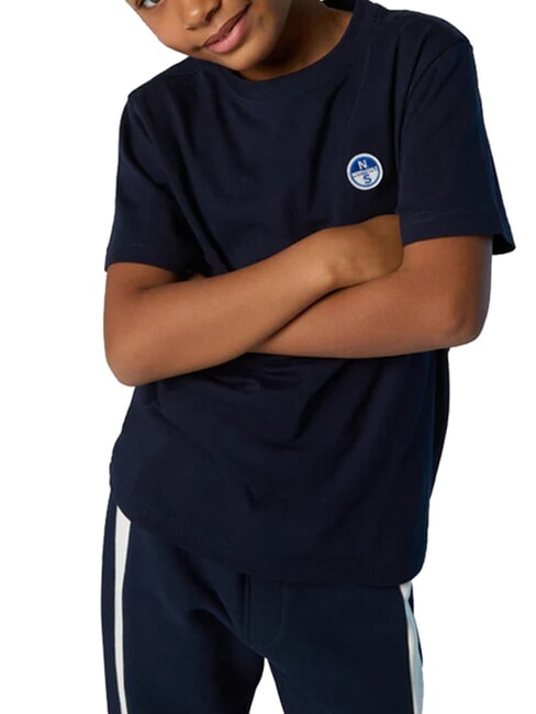 CORE T-Shirt mit Rundhalsausschnitt Navy blau - Kinder-T-Shirt