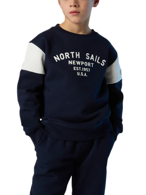 CORE Trainingsanzug aus Baumwoll-Sweatshirt Navy blau - Sweatshirts Kinder
