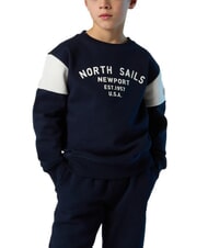 NORTH SAILS CORE Trainingsanzug aus Baumwoll-Sweatshirt Navy blau - Sweatshirts Kinder - 4