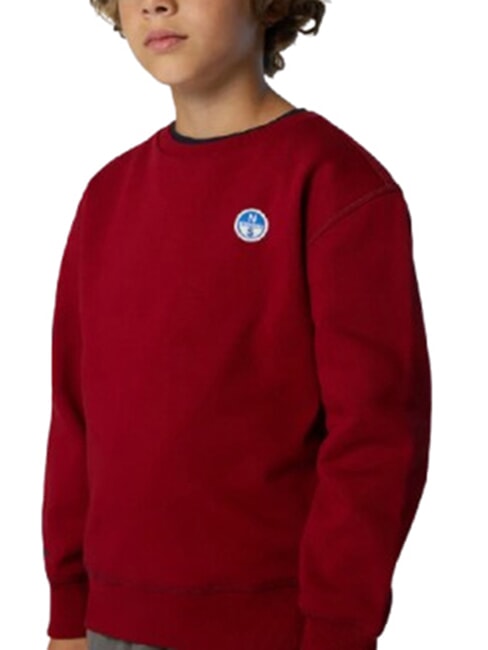CORE Unisex-Sweatshirt aus Bio-Baumwolle rote Dahlie - Sweatshirts Kinder