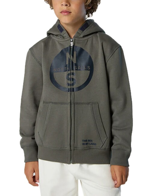 CORE Unisex-Hoodie Stadtgrau - Sweatshirts Kinder