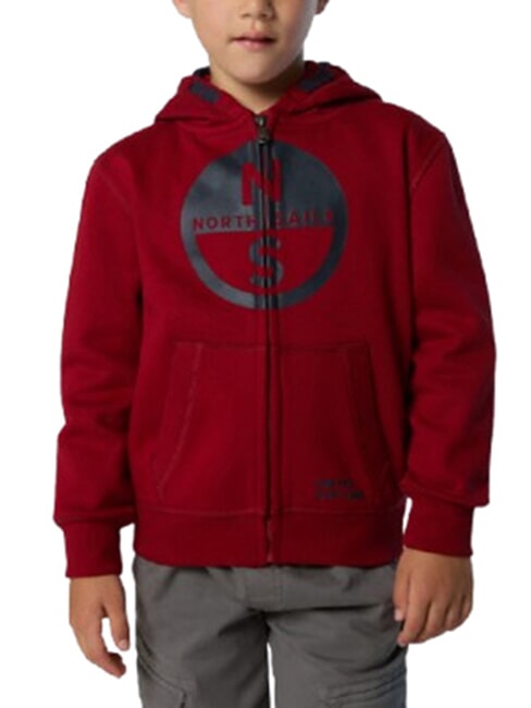 CORE Unisex-Hoodie rote Dahlie - Sweatshirts Kinder